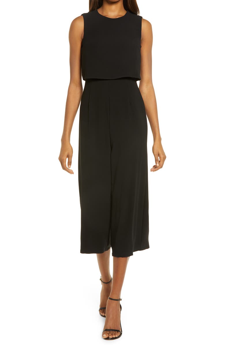 Lulus Glam-Bition Backless Midi Jumpsuit, Main, color,