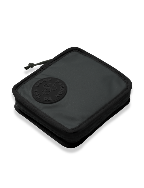 Baboon To The Moon Zip Wallet In Black/grey