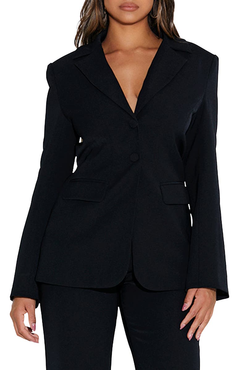 Naked Wardrobe Pur-Suit Me Oversize Blazer, Main, color,