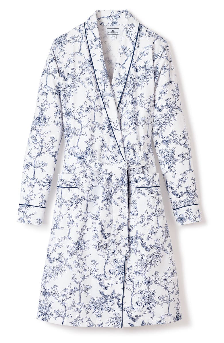 Petite Plume Timeless Toile Robe, Alternate, color, White