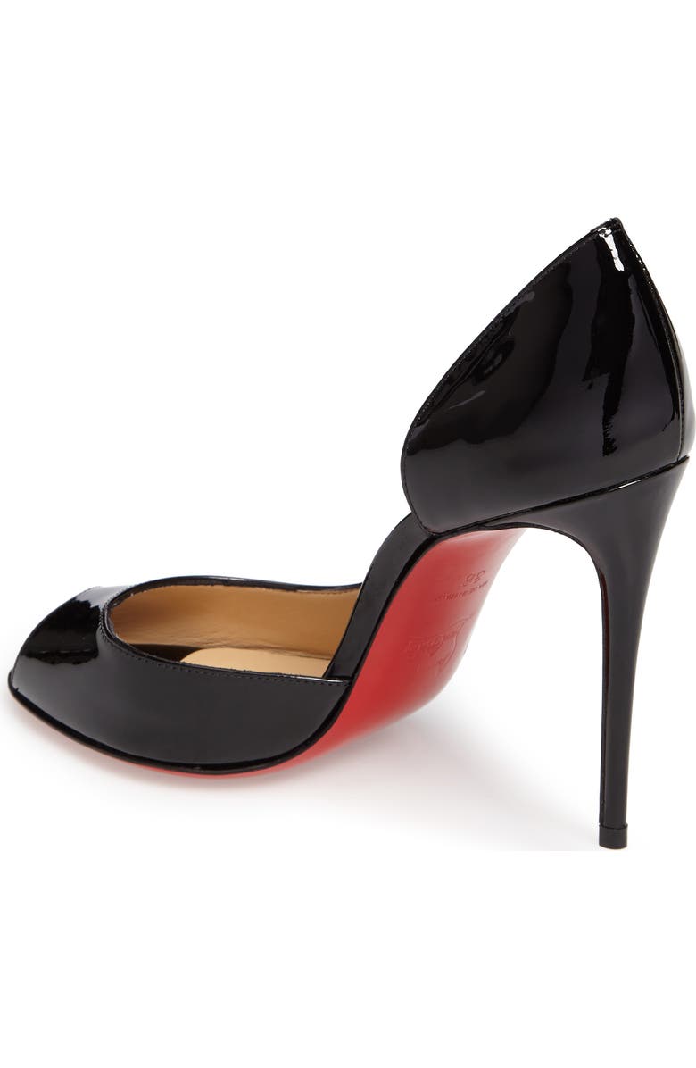 Christian Louboutin Demi Half d'Orsay Peep Toe Pump, Alternate, color,
