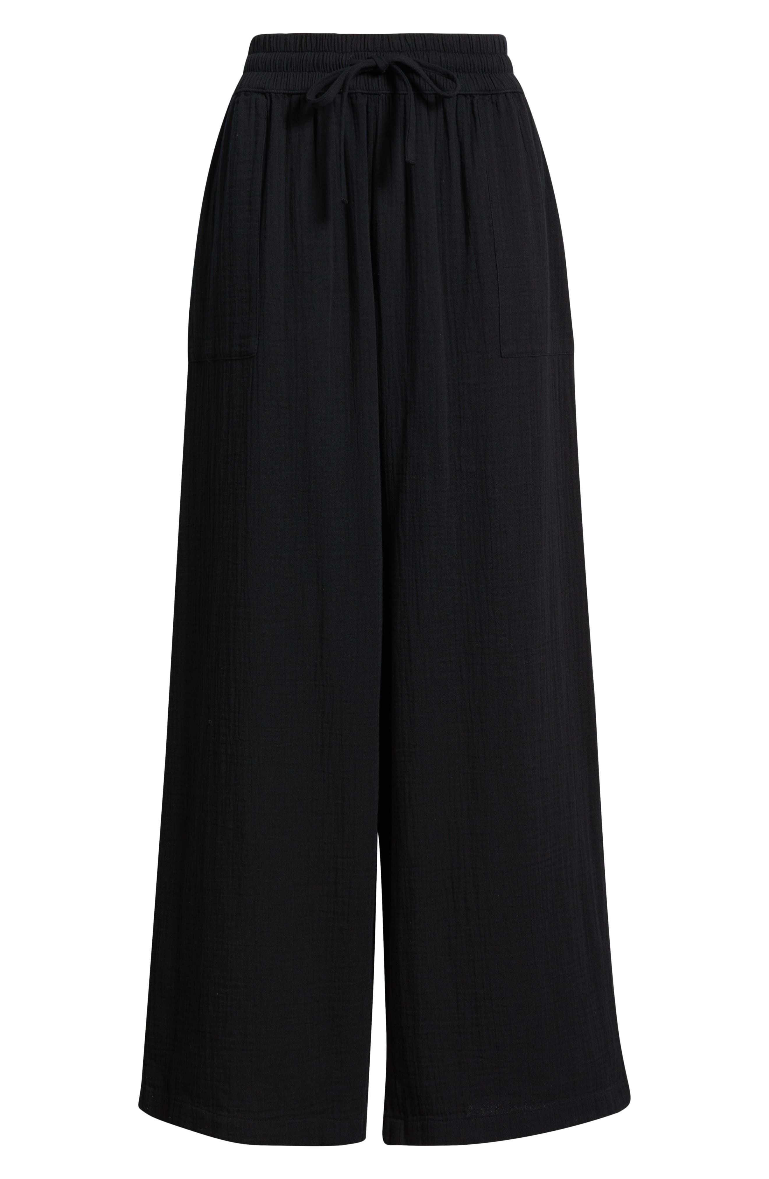 Женские Caslon® Wide Leg Gauze Pants — фото 6