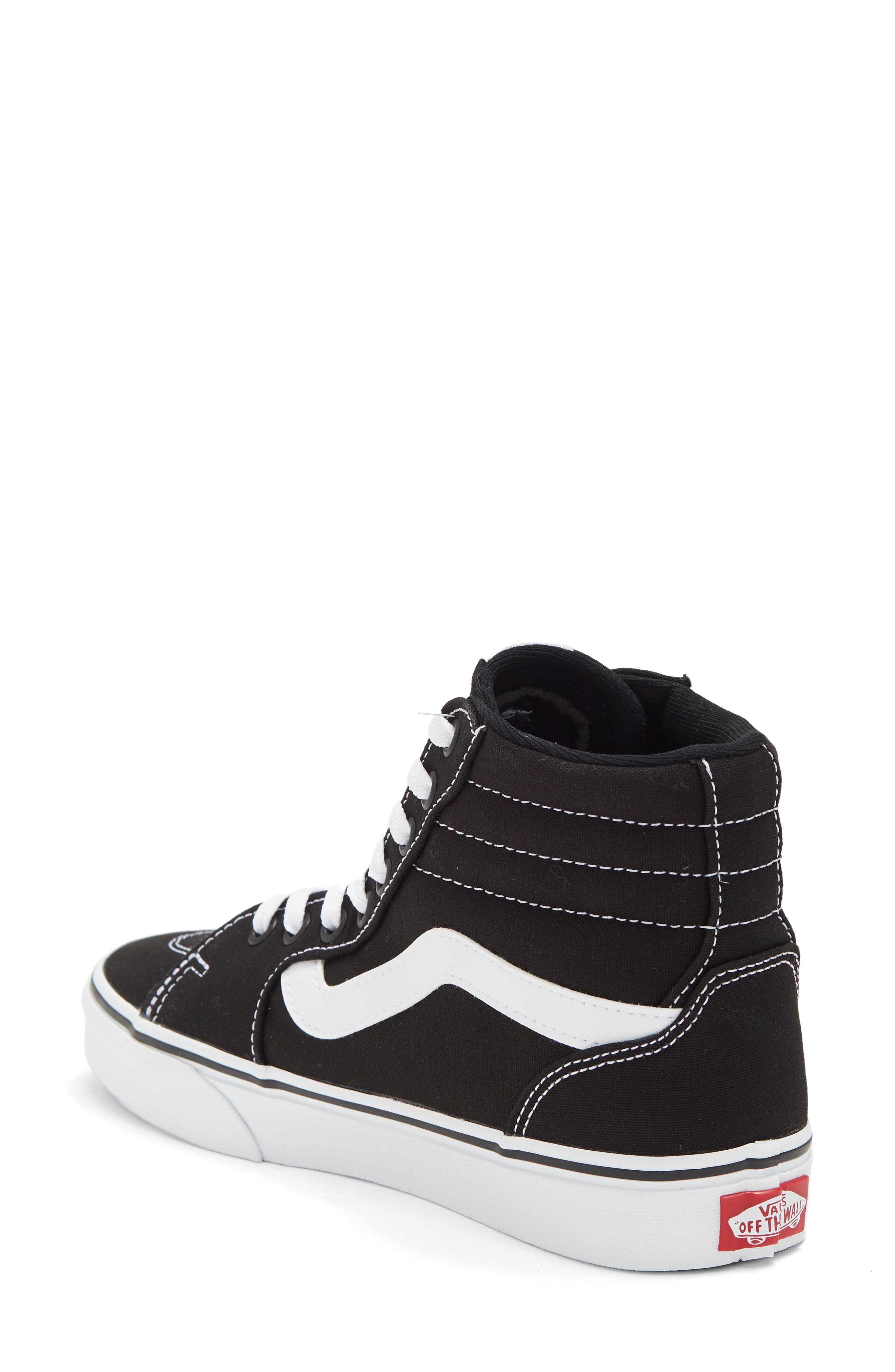 Vans Gender Inclusive Filmore Hi Top Sneaker, Alternate, color, Canvas Black/White