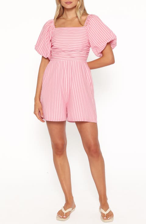 Clo Puff Sleeve Romper