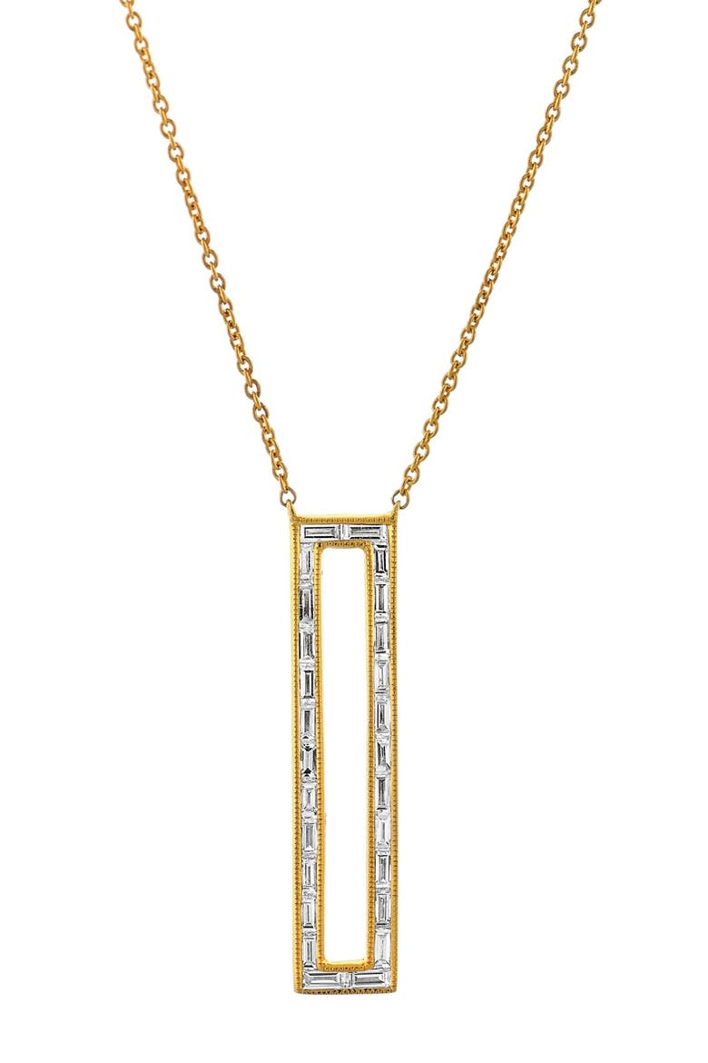 Diamond Pendant Necklace (Nordstrom Exclusive), Main, color, YELLOW GOLD