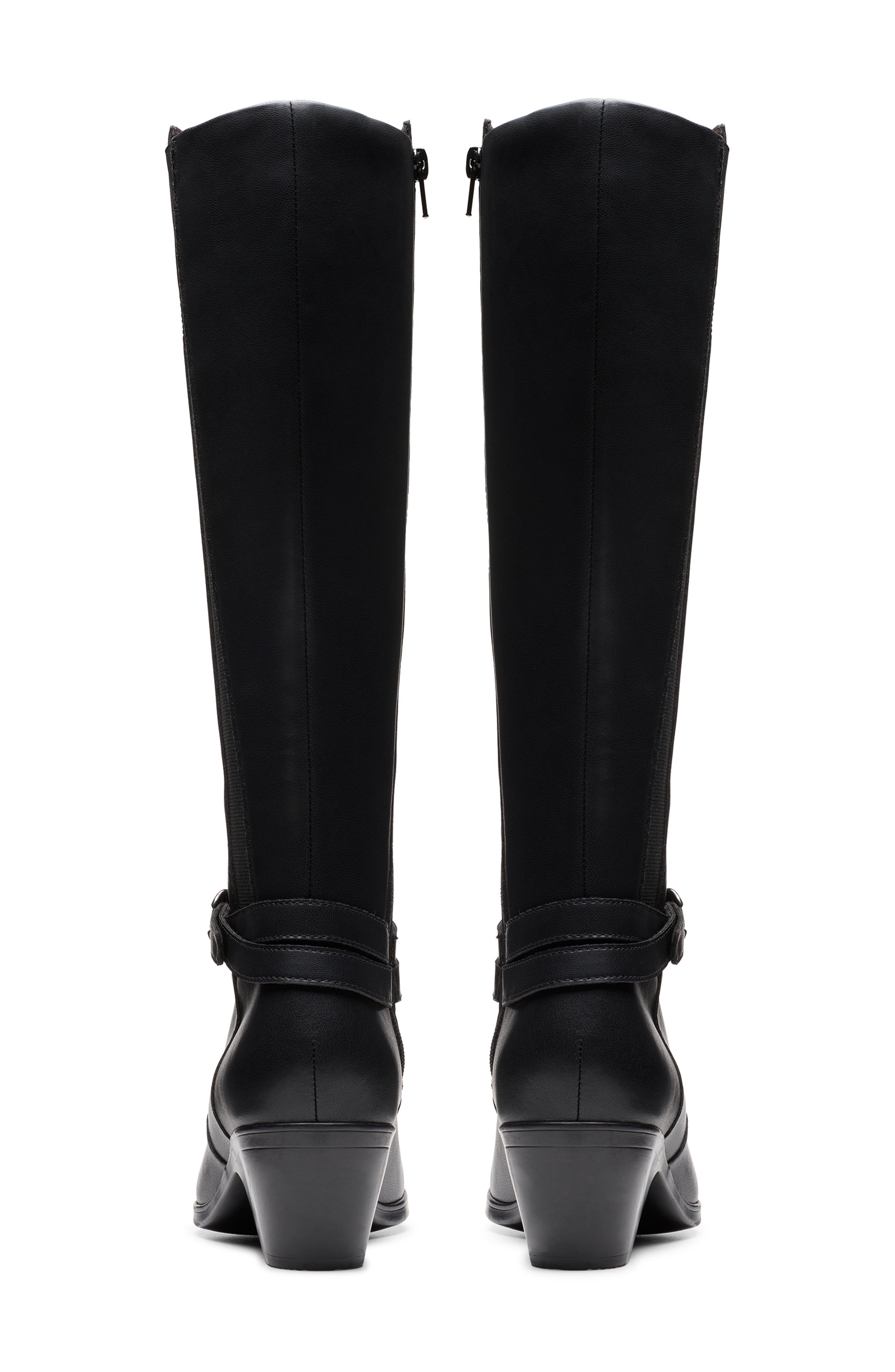 Clarks<sup>®</sup> Emily2 Dream Knee High Boot, Alternate, color, Black Leather