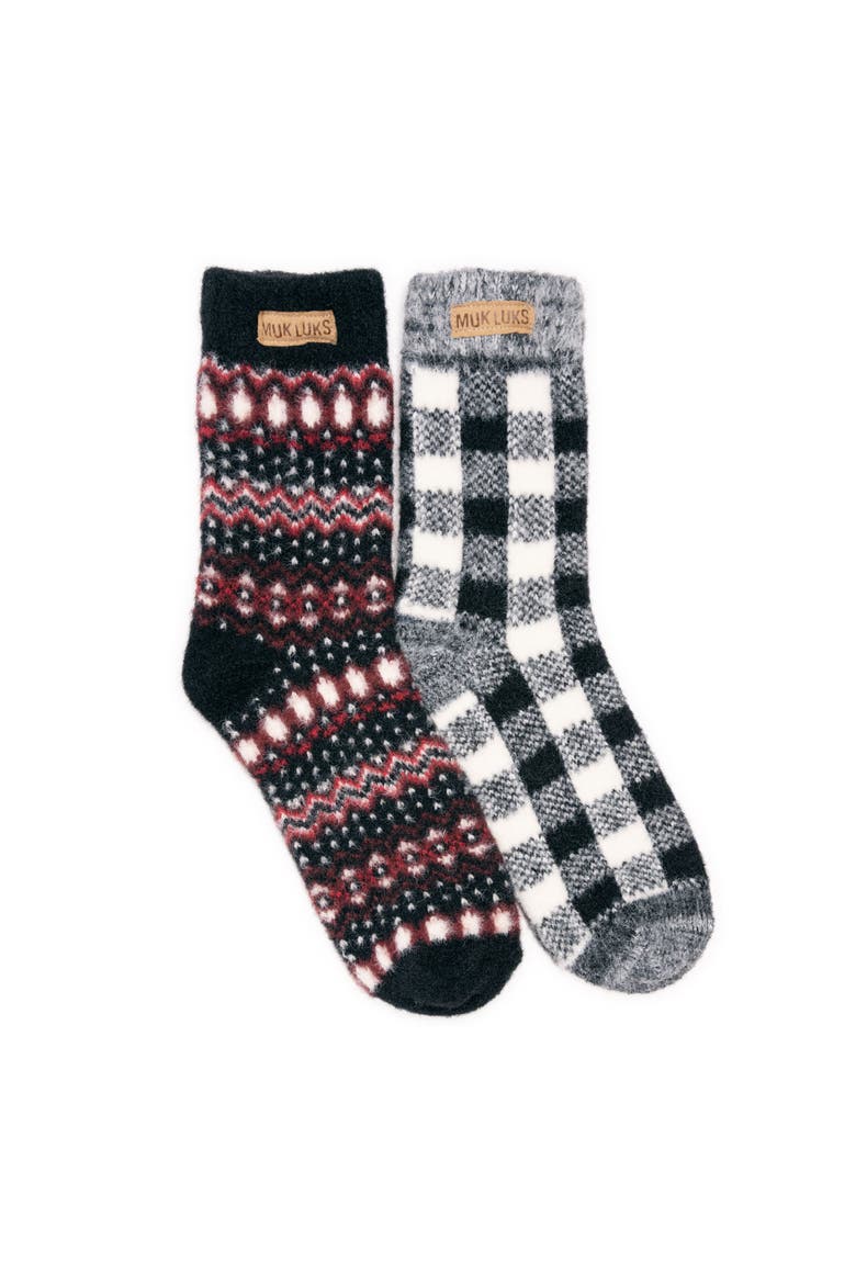 Sweater Socks 2 Pair Pack, Main, color, Ebony Pack