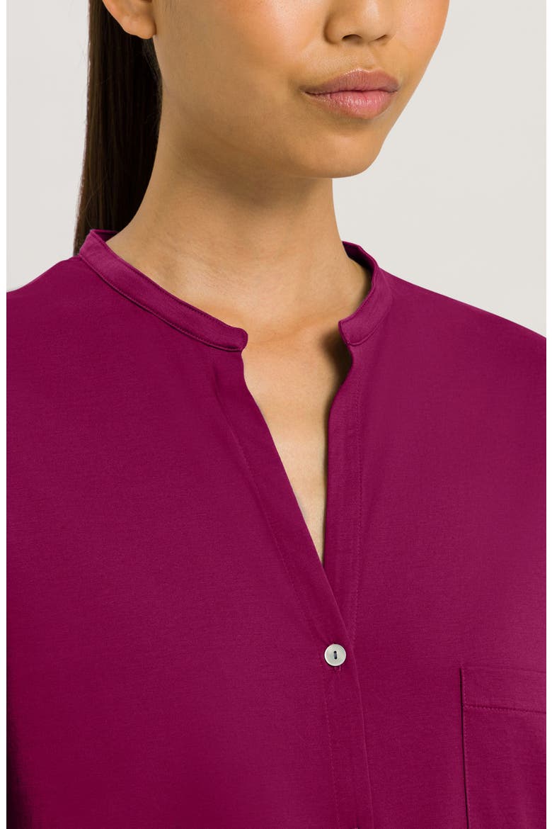 Cotton Deluxe Pajamas, Alternate, color, DEEP POPPY