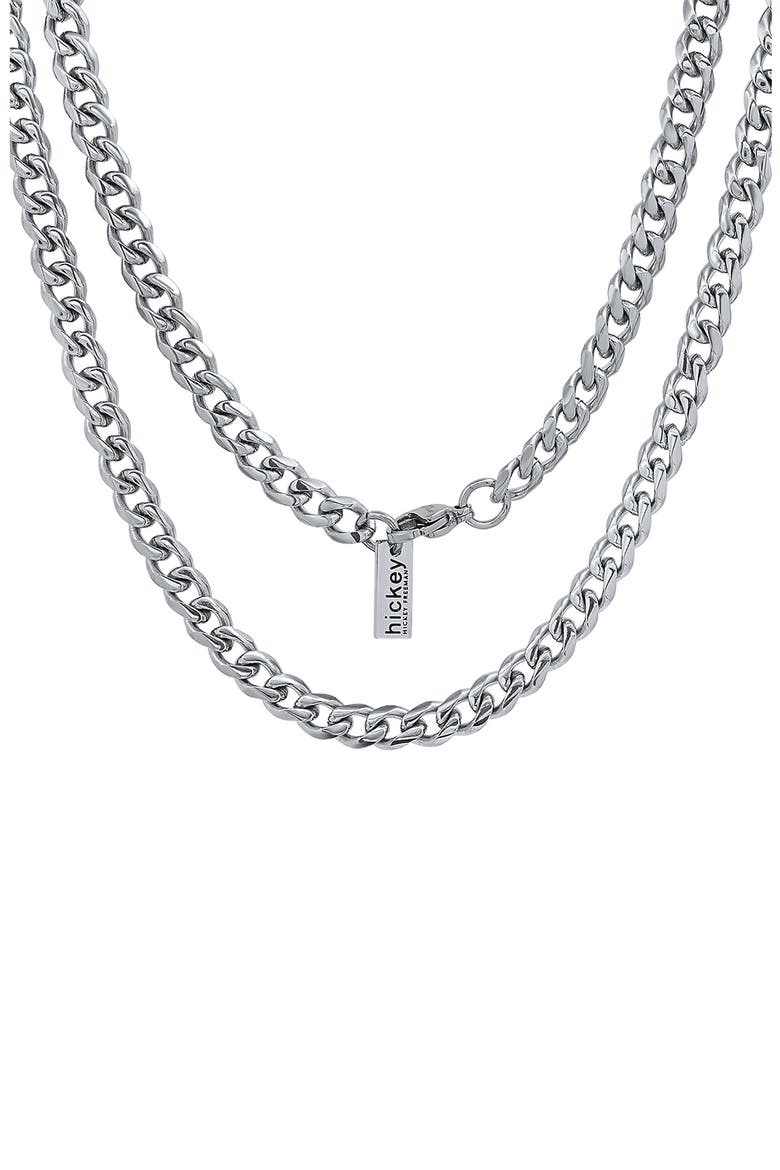 Men's Chain Necklace, Alternate, color, STEEL