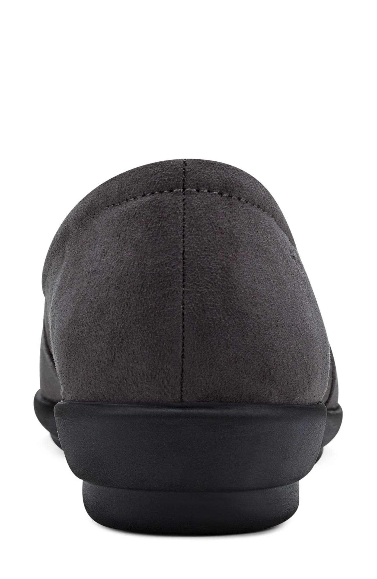 Easy Spirit Arlie Flat, Alternate, color, Dark Grey