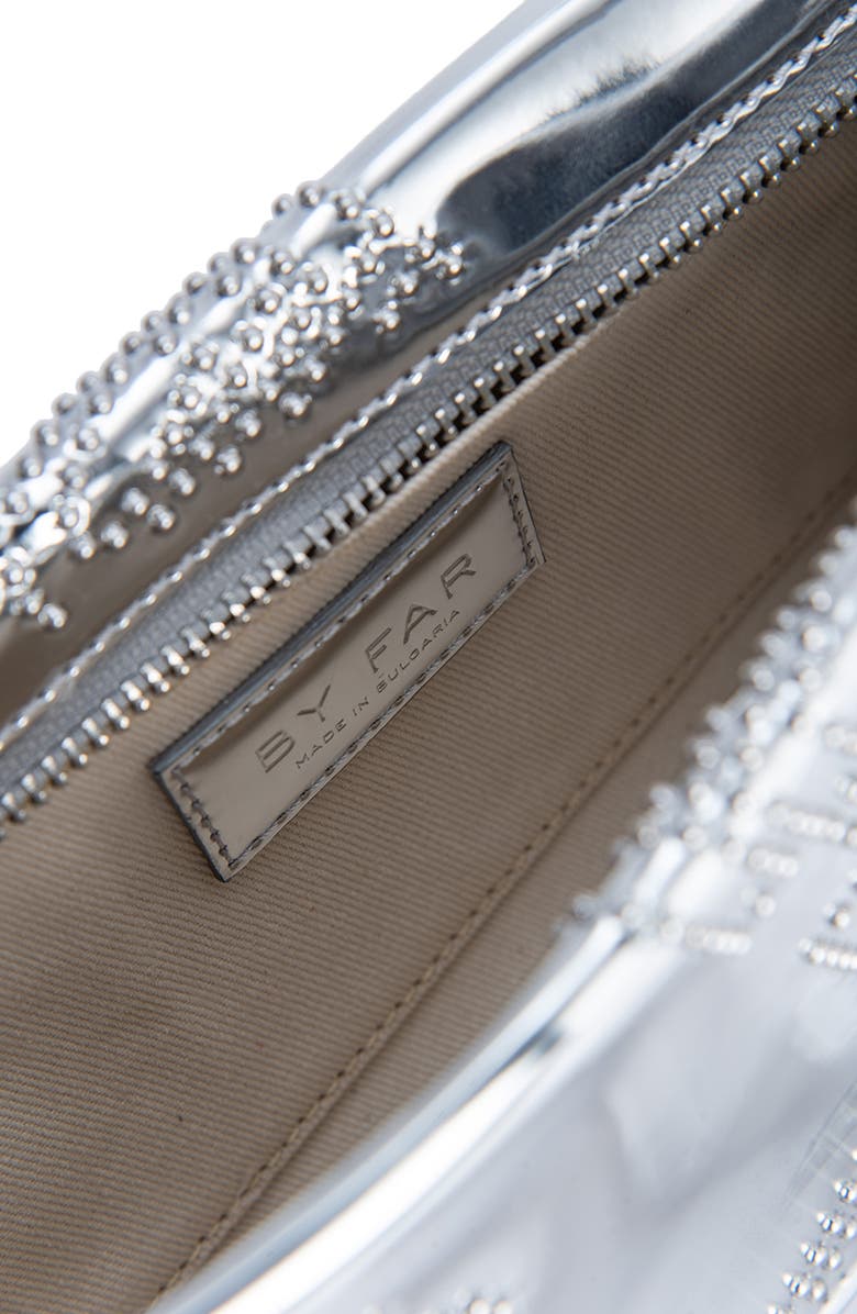 By Far Dulce Stud Metallic Shoulder Bag, Alternate, color,