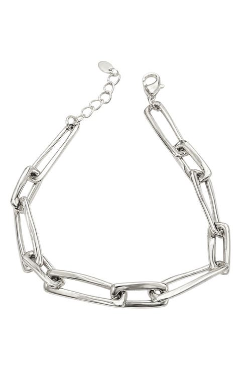 Chunky Paper Clip Chain Bracelet