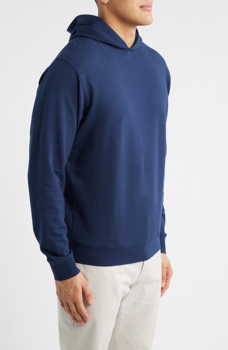 Peter Millar Oasis Organic Cotton Blend Hoodie, Alternate, color, Navy