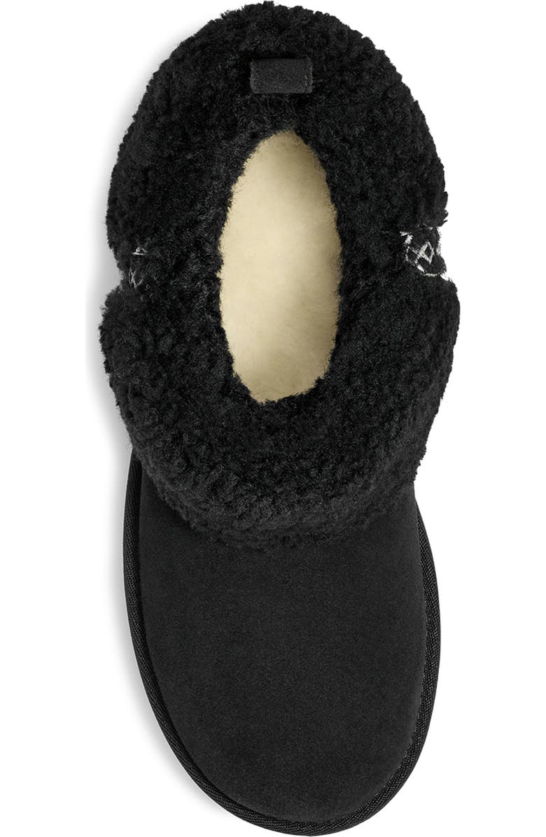 UGG<sup>®</sup> Ultra Mini Braid Genuine Shearling Bootie, Alternate, color,