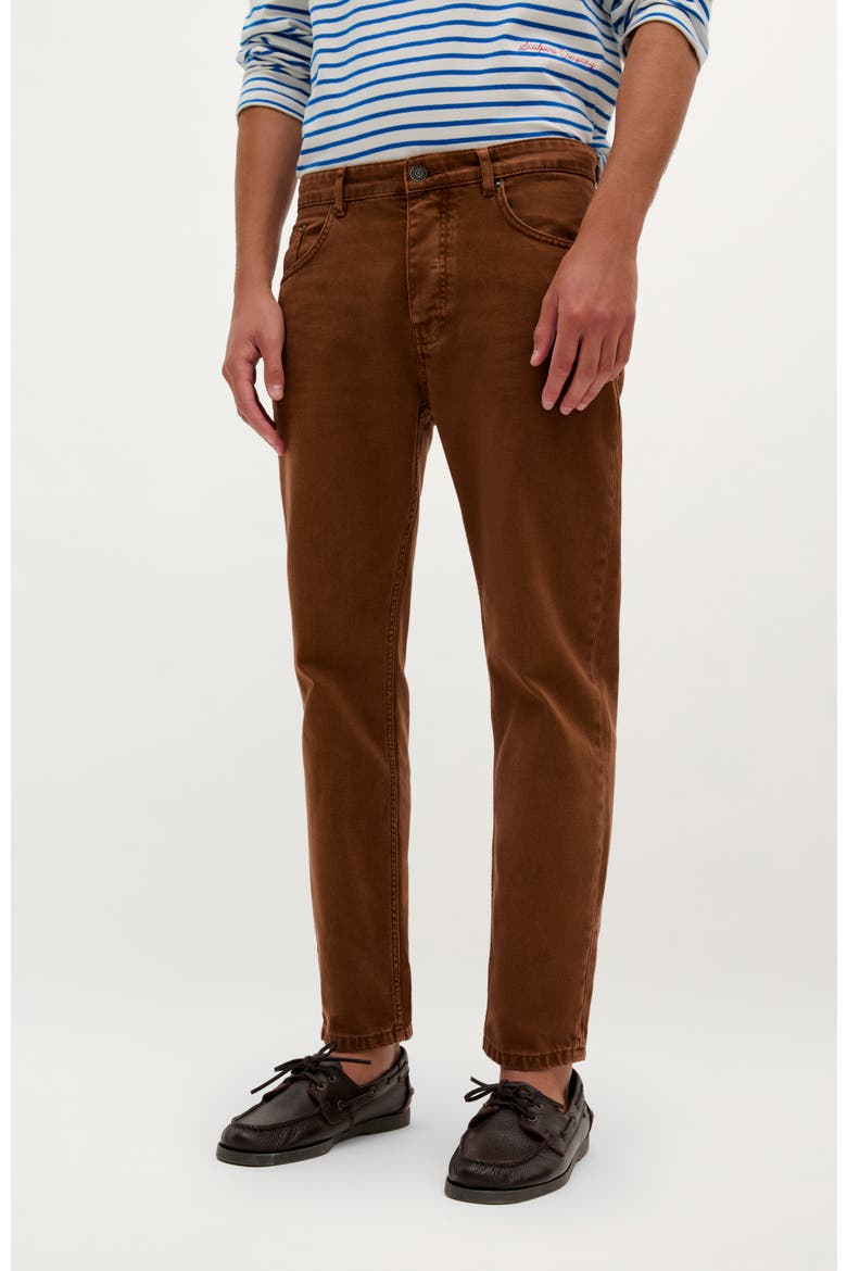 Cropped Jeans, Main, color, PUMPKIN