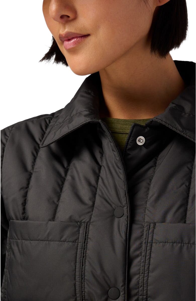 Backcountry Oakbury Synthetic Quilted Shirt Jacket - Women's, Alternate, color, Black