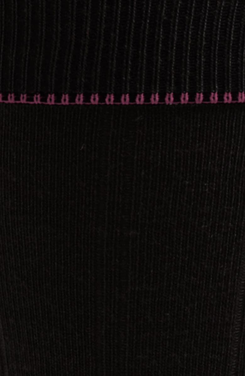 Nordstrom Over the Calf Wool Socks, Alternate, color, Black