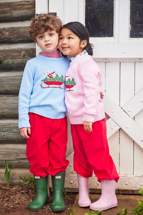 LITTLE ENGLISH LITTLE ENGLISH KIDS' PRINTED TURTLENECK 