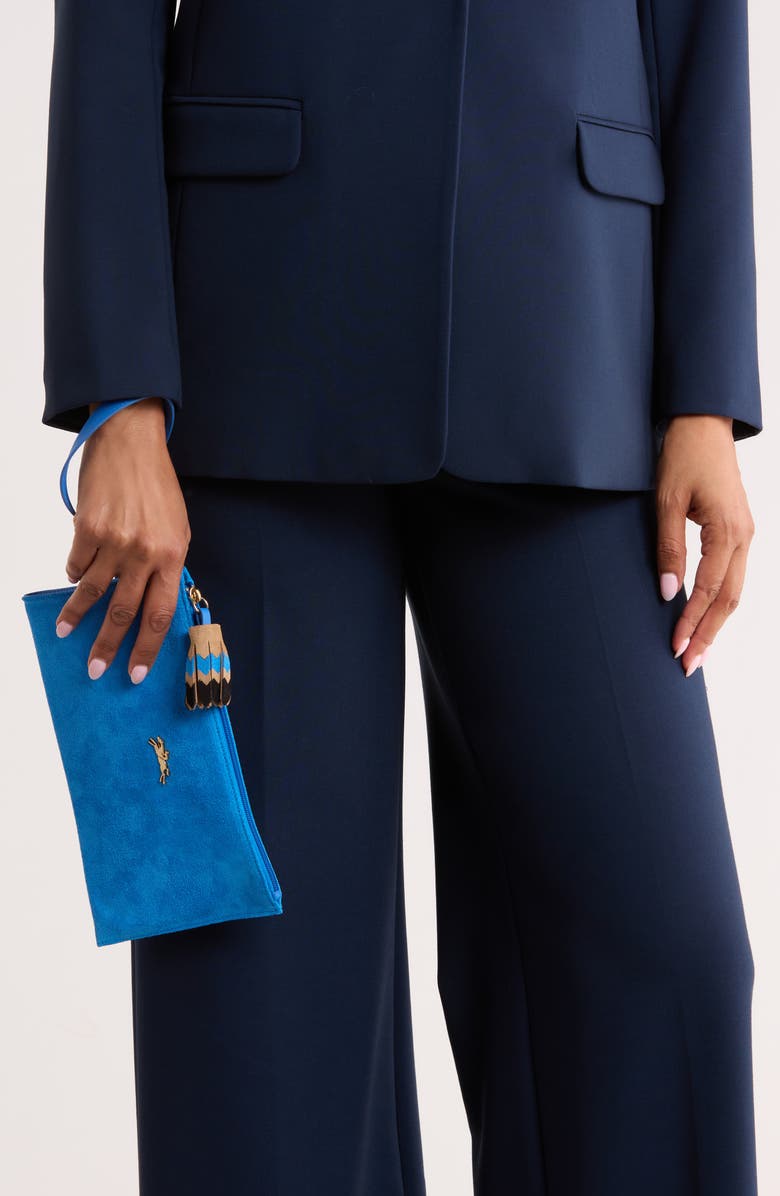 Longchamp Le Pilage Zip Wristlet Pouch, Alternate, color,