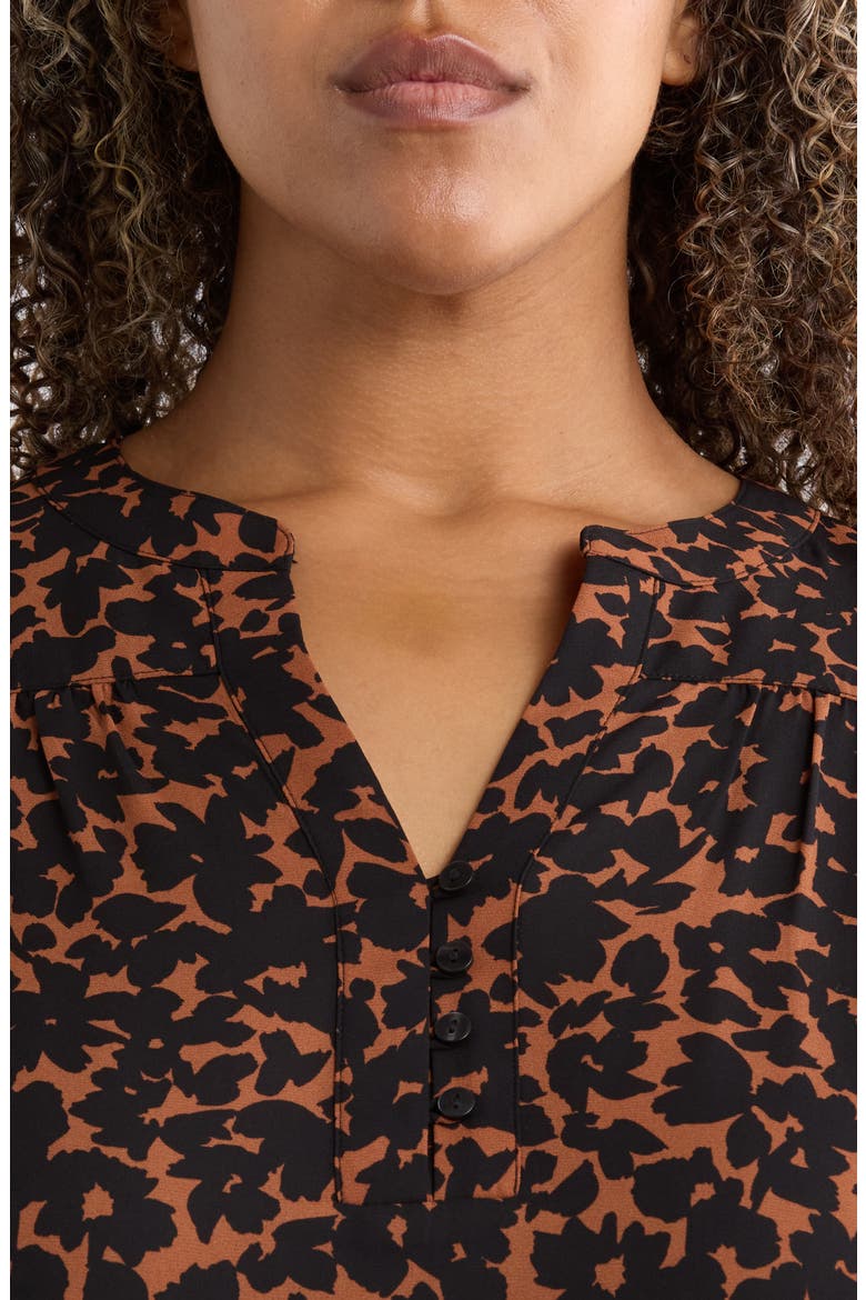 Trinity Long Sleeve Top, Alternate, color, MOONFLOWER MOCHA