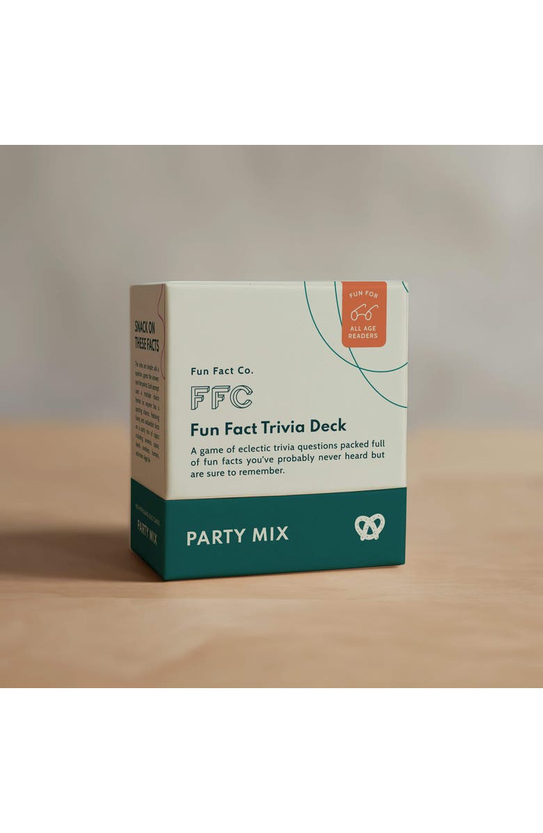 Fun Fact Co. The Party Mix I Trivia Card Game, Main, color, Multicolor