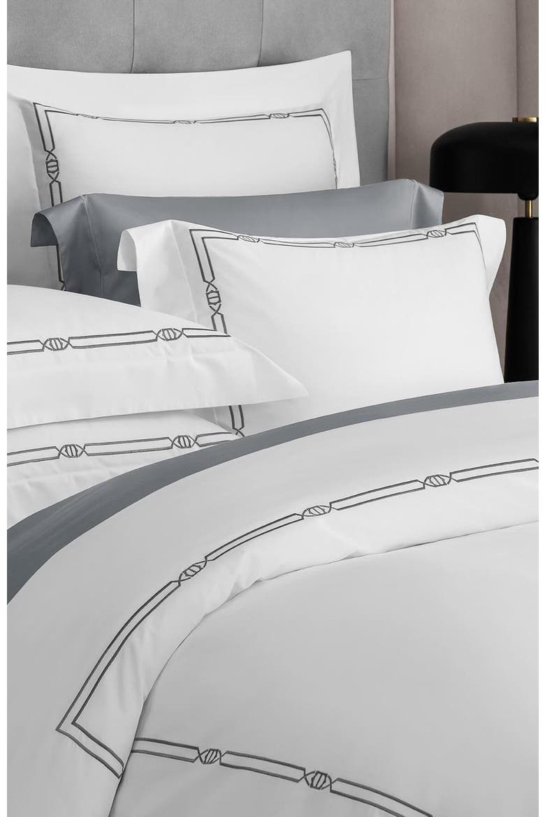 Sigman Duvet Cover, Alternate, color, White