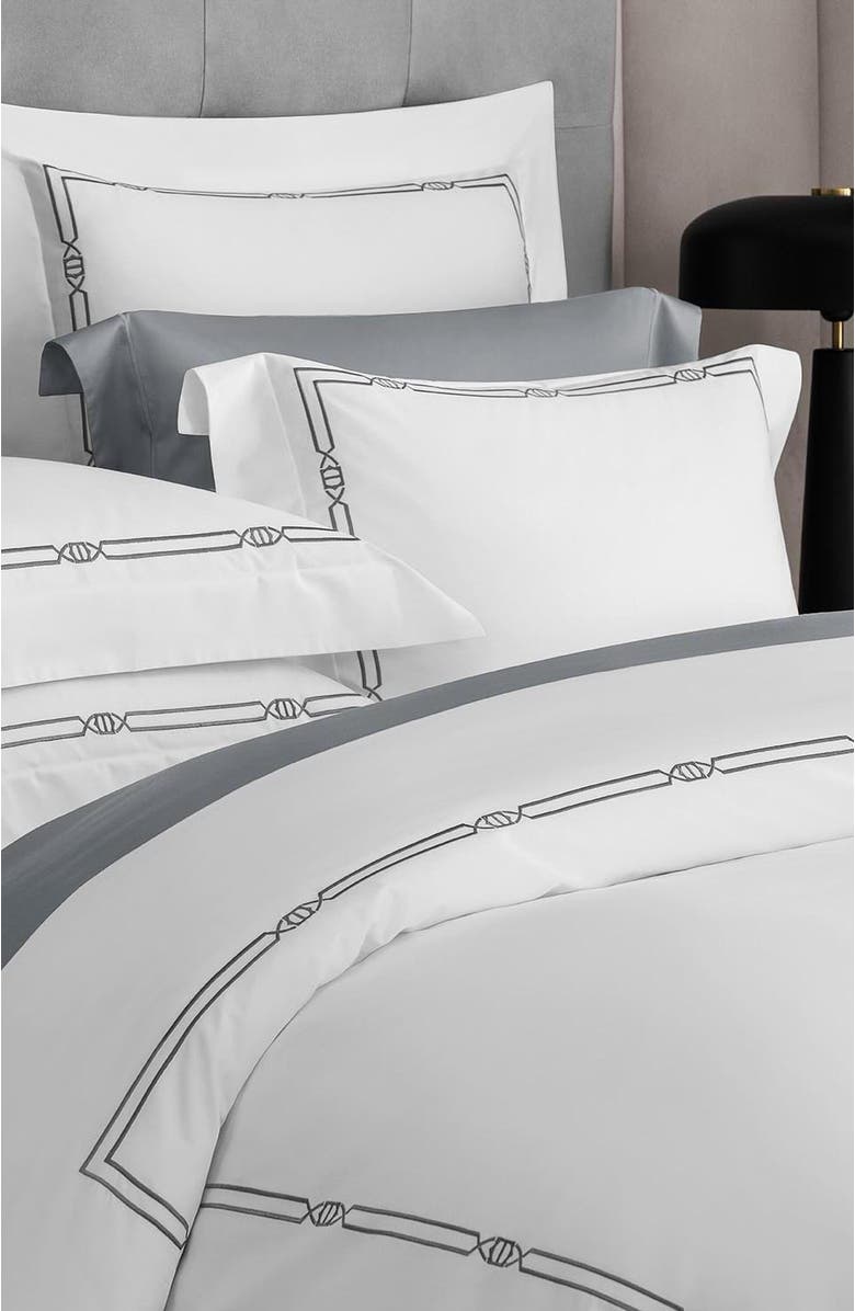 Togas Sigman Duvet Cover, Alternate, color, White