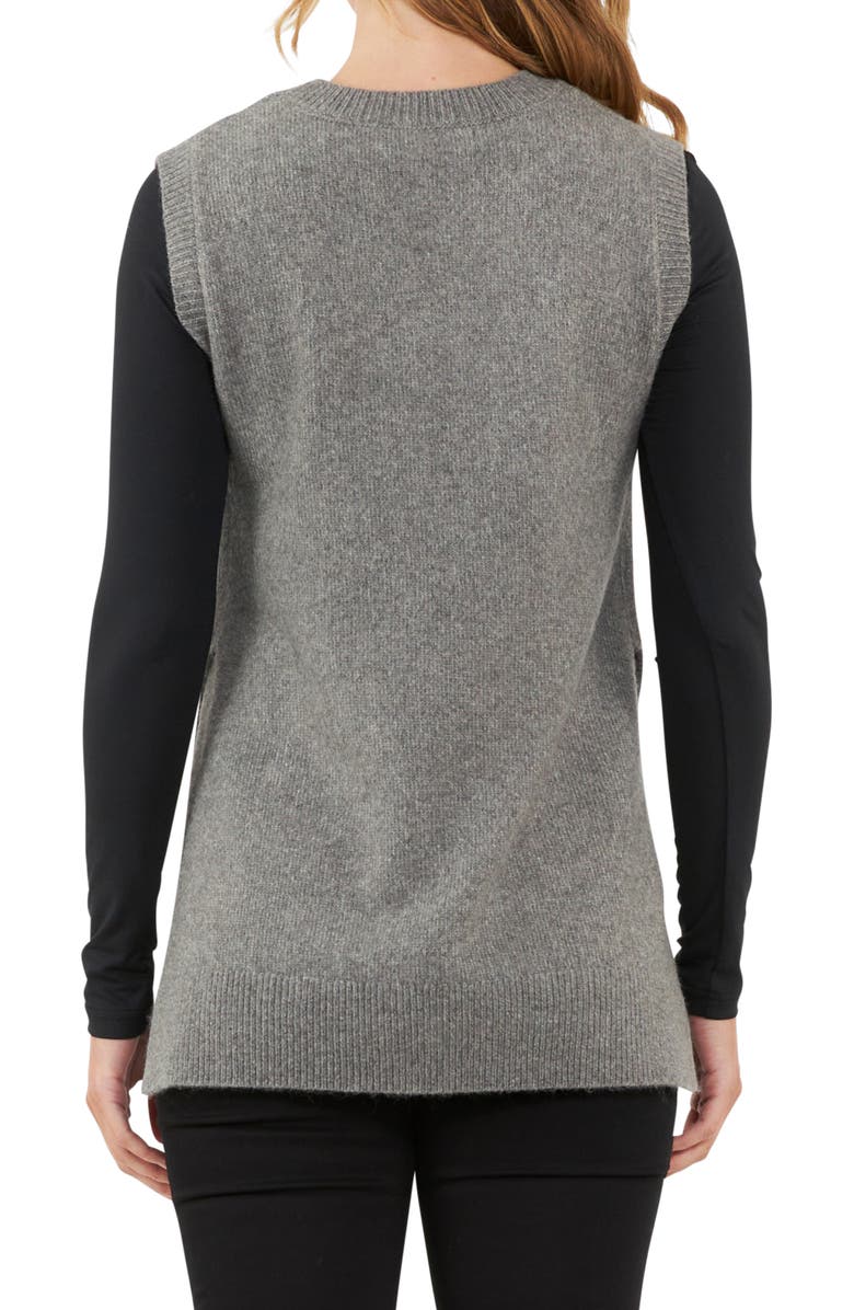 Ripe Maternity Josie Side Slit Maternity/Nursing Vest, Alternate, color, 