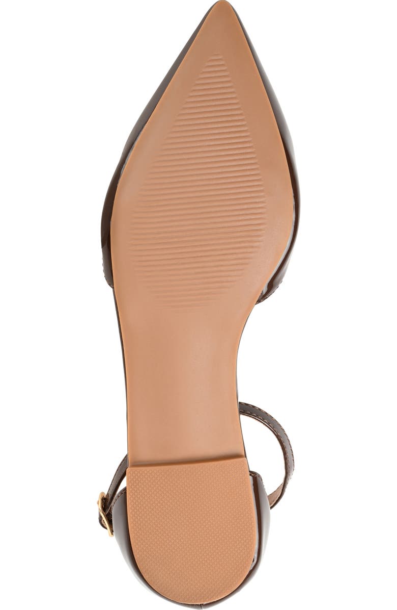 Journee Collection Reba Flat - Wide Width, Alternate, color, Brown