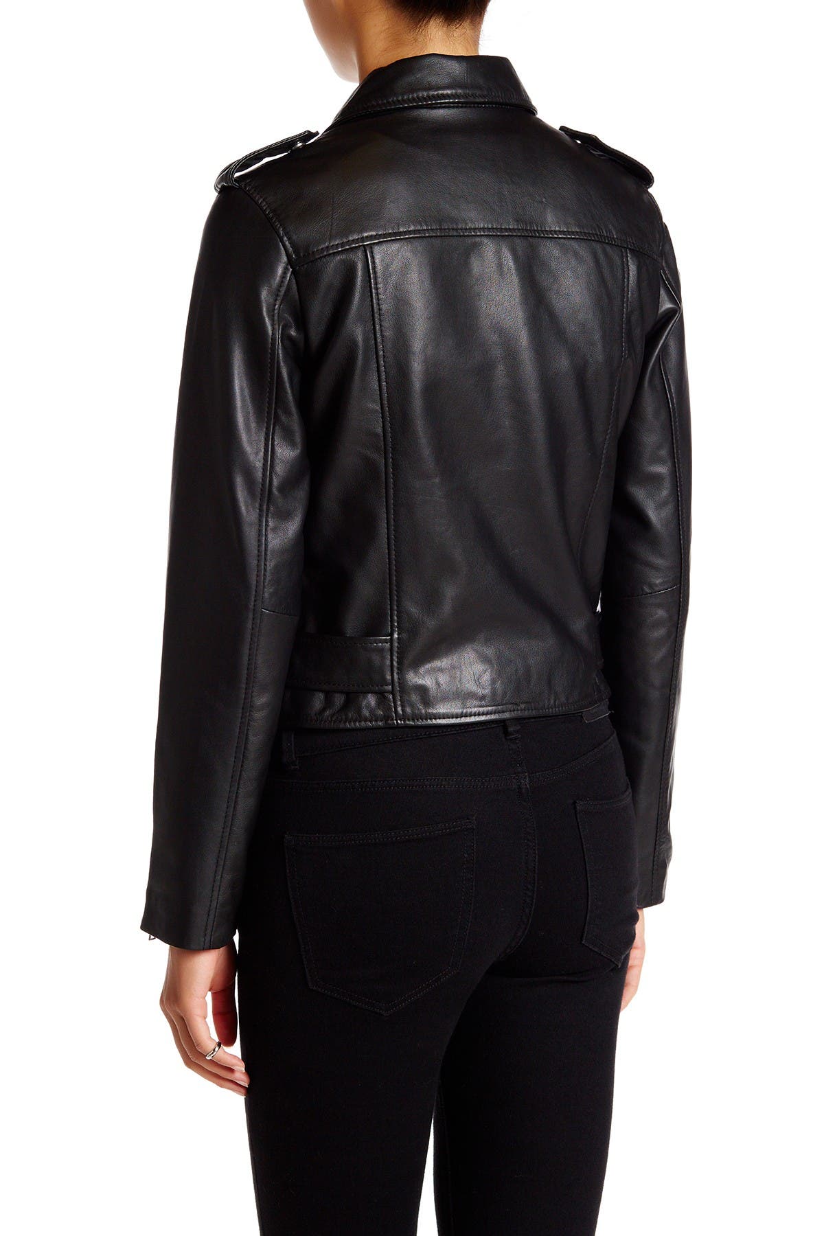 Allison Leather Moto Jacket - image 2