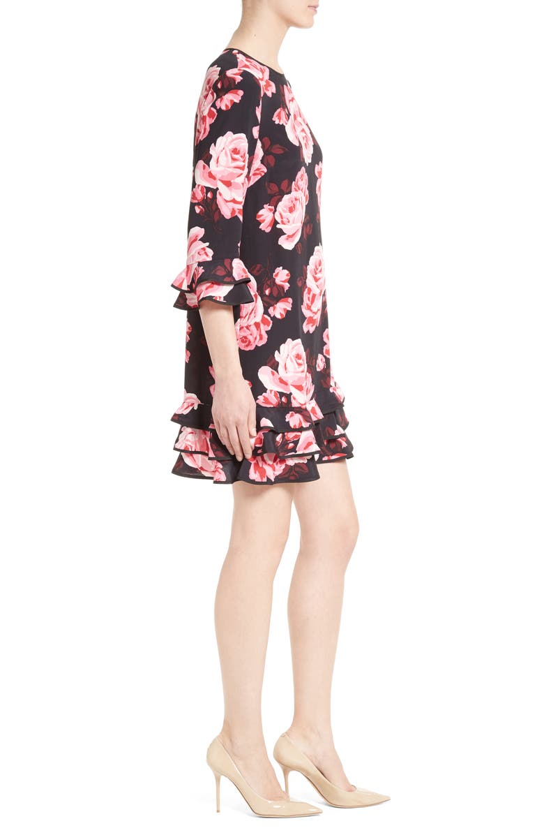 Kate Spade New York rosa ruffle shift dress, Alternate, color,
