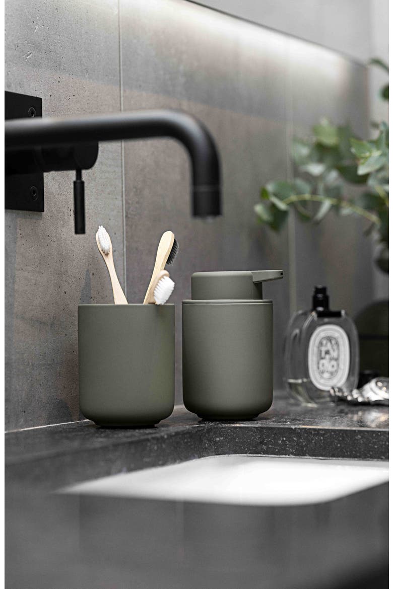 Ume Soap Dispenser, Alternate, color, OLIVE GREEN