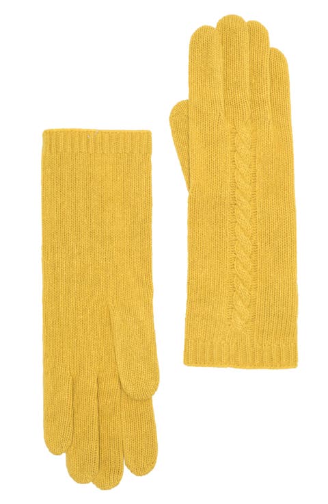 Cable Knit Cashmere Gloves