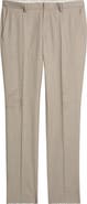 BOSS Genius Slim Fit Flat Front Wool Dress Pants