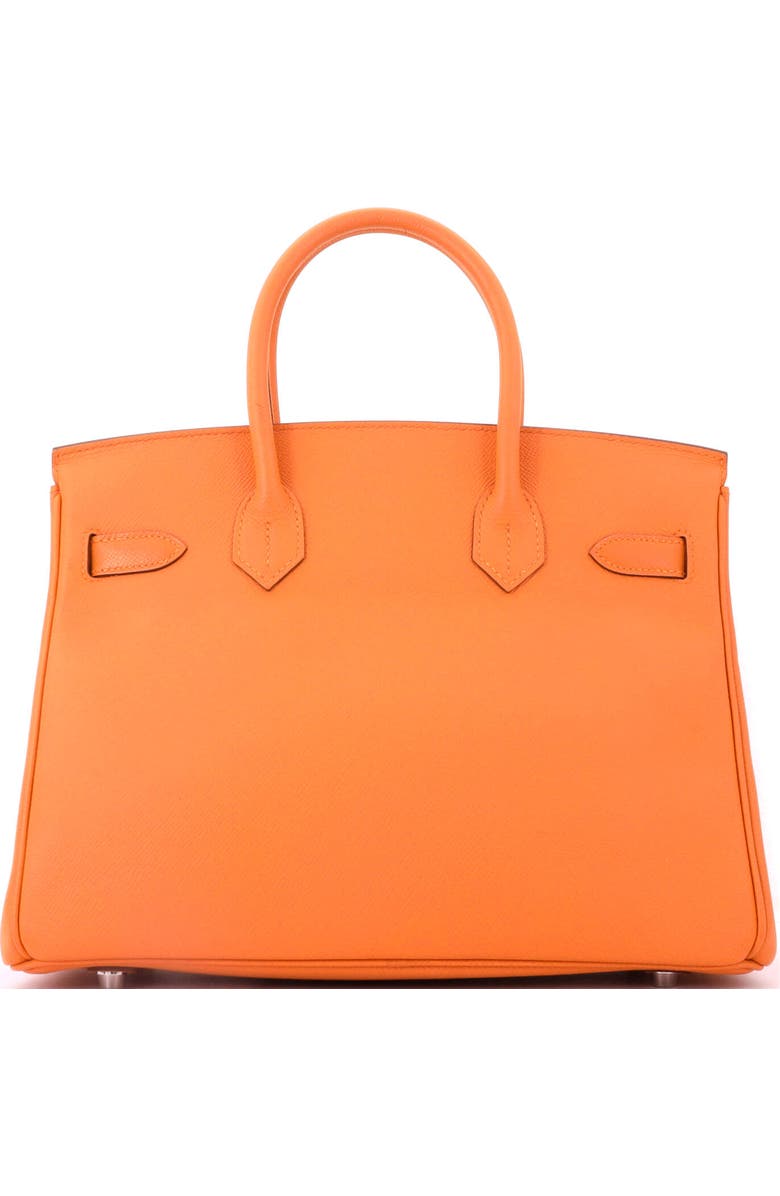 Pre-Owned Hermes Birkin Handbag Orange Epsom with Palladium Hardware 30, Alternate, color, Orange H