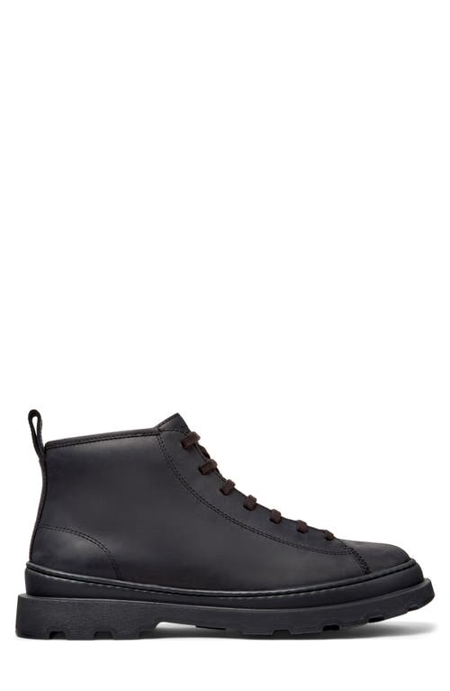 Camper Brutus Lace-up Boots In Black