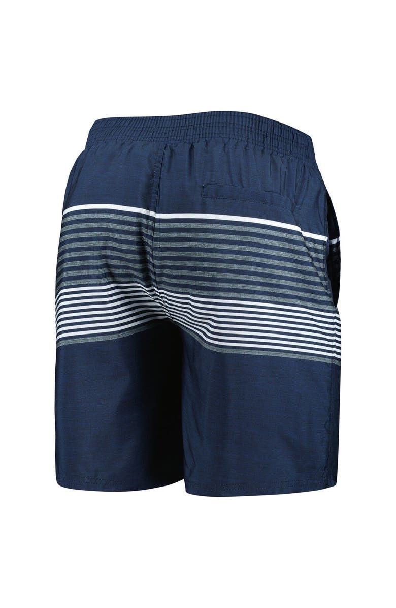 G-III SPORTS BY CARL BANKS Men's G-III Sports by Carl Banks Navy New England Patriots Coastline Volley Swim Shorts, Alternate, color, 