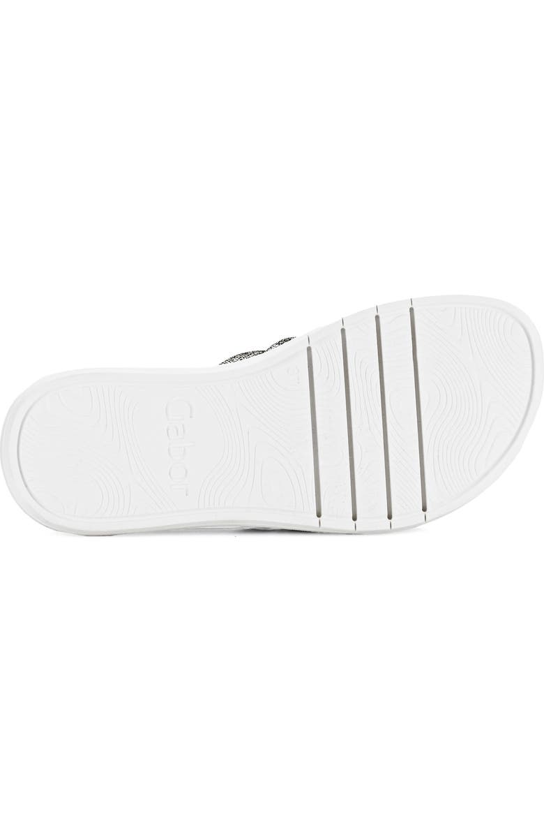 Gabor Strappy Slide Sandal, Alternate, color, Kristall