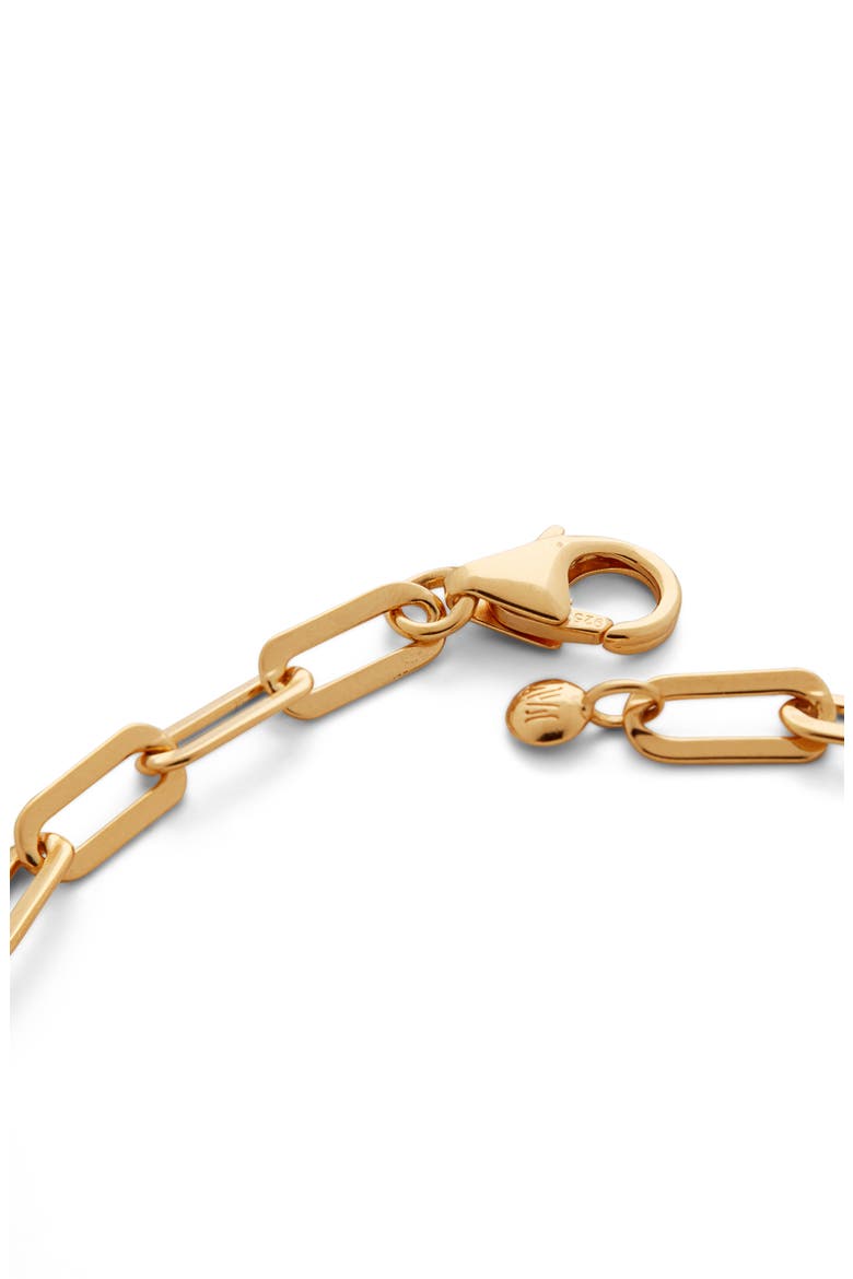 Deco Paper Clip Chain Bracelet, Alternate, color, YELLOW GOLD