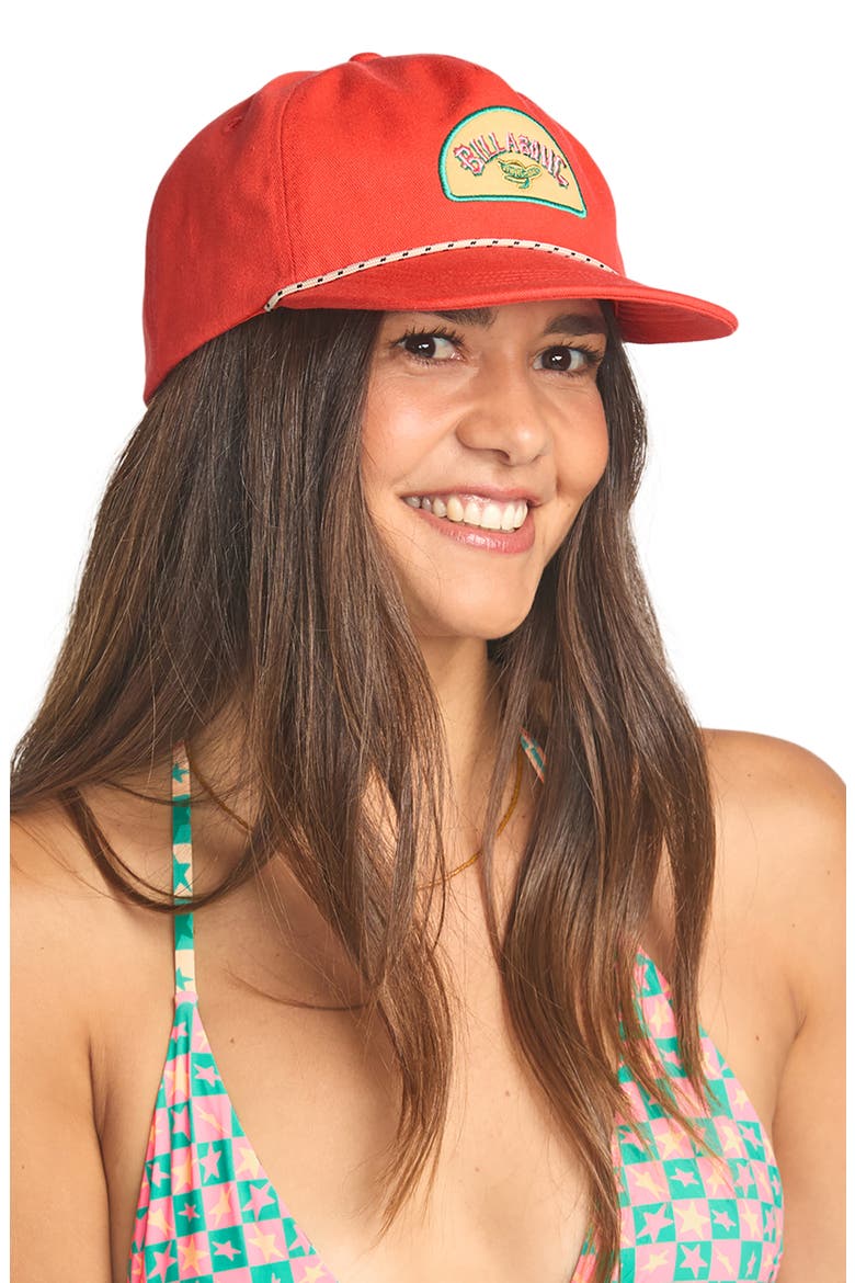 Mami Wata Snapback Baseball Cap, Alternate, color, CAYENNE