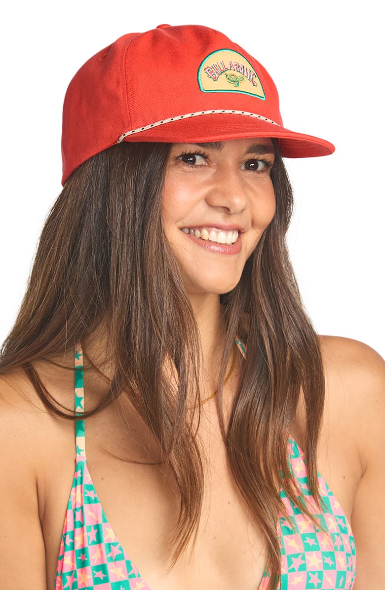 Billabong Mami Wata Snapback Baseball Cap, Alternate, color, Cayenne