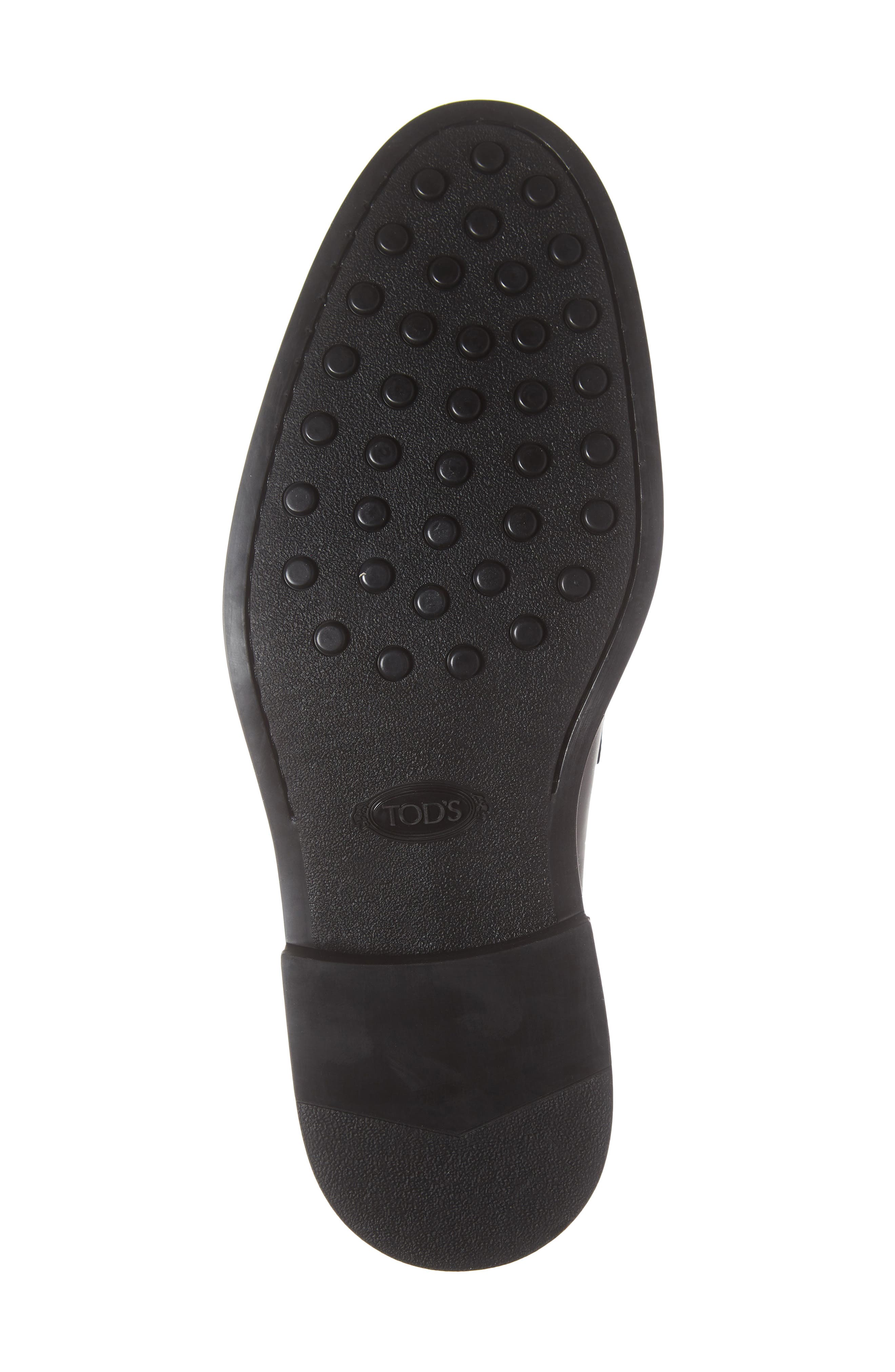 Mocassino Water Repellent Penny Loafer, Alternate, color, BLACK/ BLACK