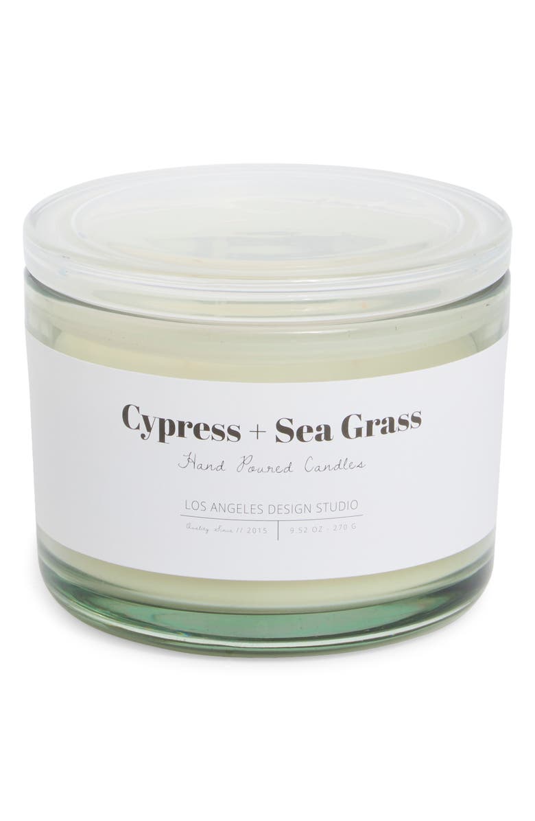 PORTOFINO CANDLES Cypress & Sea Grass Candy Scented Candle, Main, color, Cypress - Sea Grass