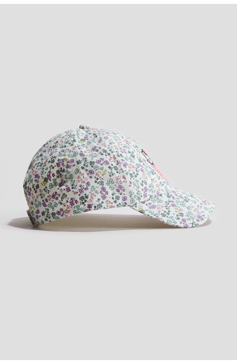 H&M Cotton Cap, Alternate, color, White/Hello Kitty