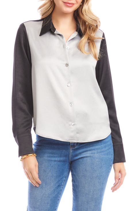 Women's Grey Blouses | Nordstrom