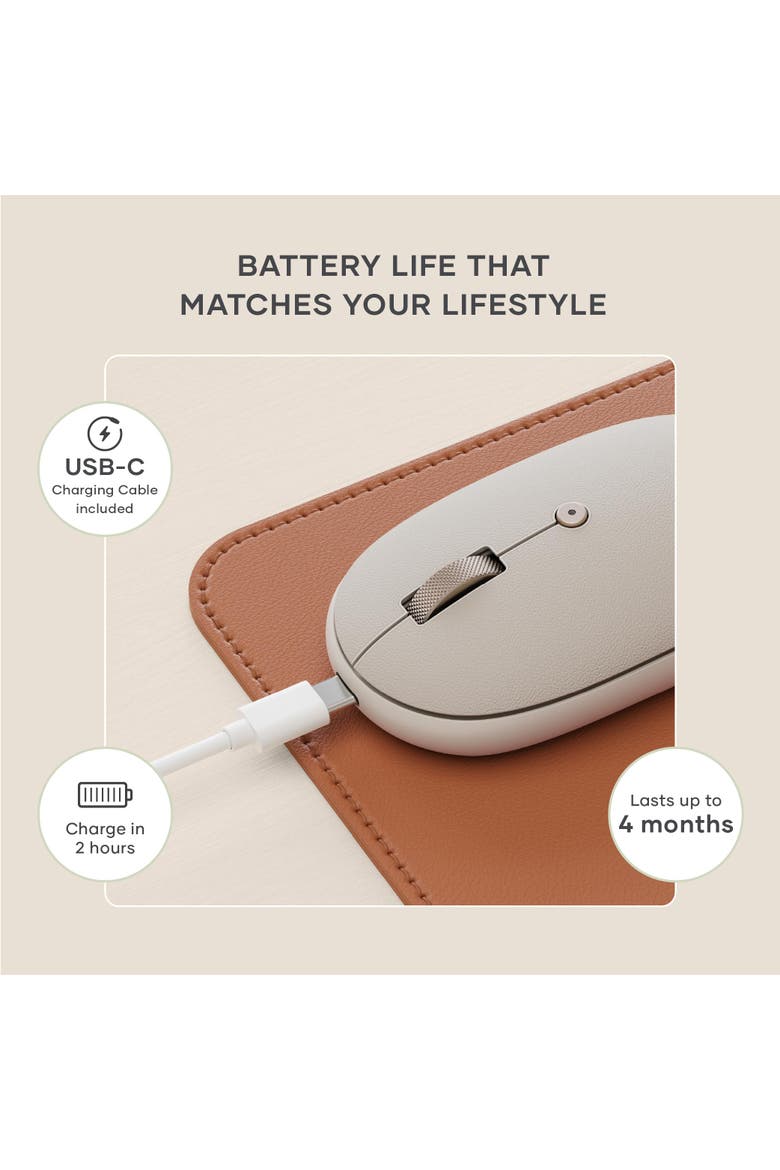 OntheGo Bluetooth Mouse, Alternate, color, Sand