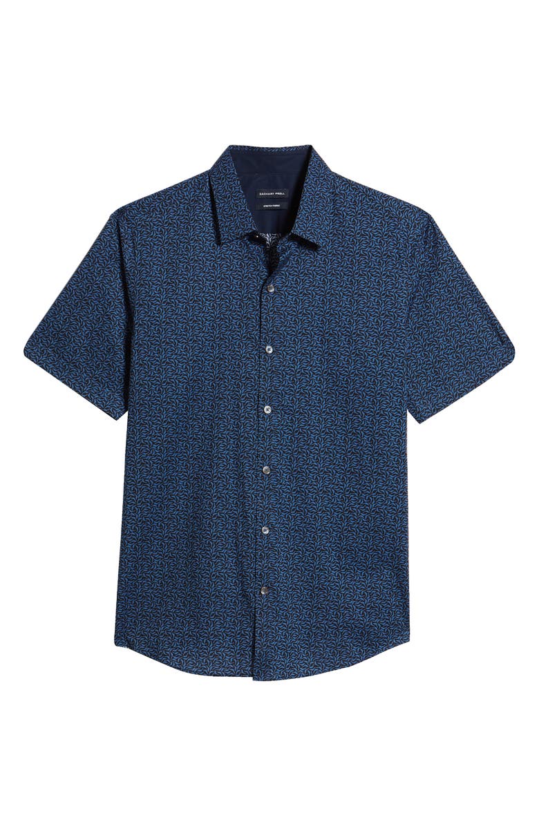 Zachary Prell Oliver Short Sleeve Button-Up Shirt, Alternate, color,
