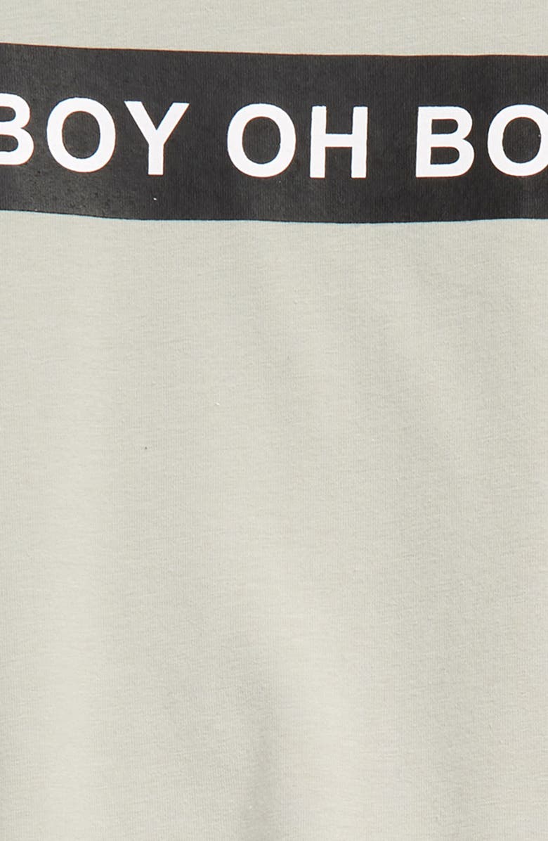 TINY TRIBE Boy Oh Boy 2-Piece Graphic Tee & Pants Set, Alternate, color,