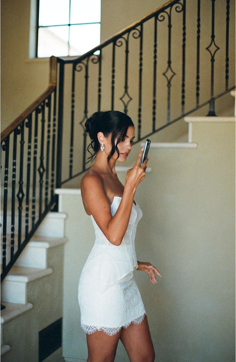 Untamed Petals Giselle Mini Dress, Alternate, color, Ivory