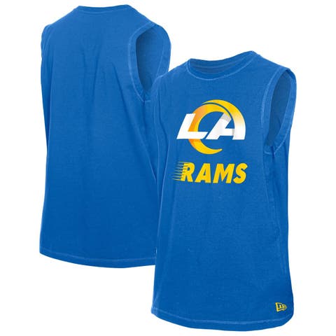 Men's New Era  Royal Los Angeles Rams Leisure Collection Tank Top